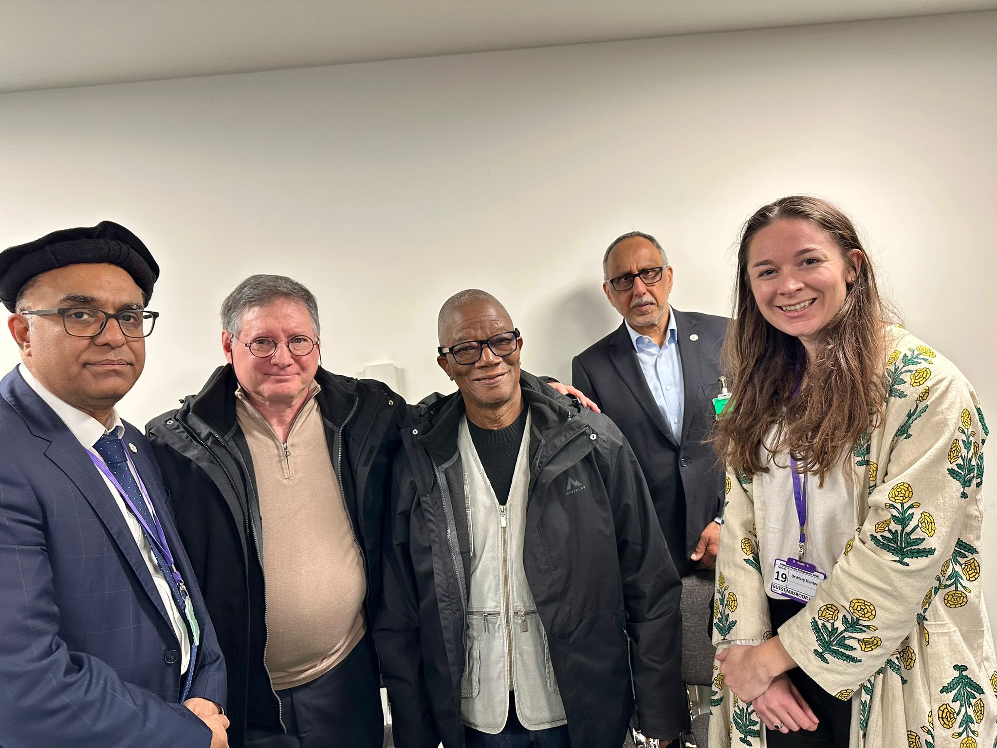 Grégoire Ahongbonon receives the Ahmadiyya International Peace Prize in London