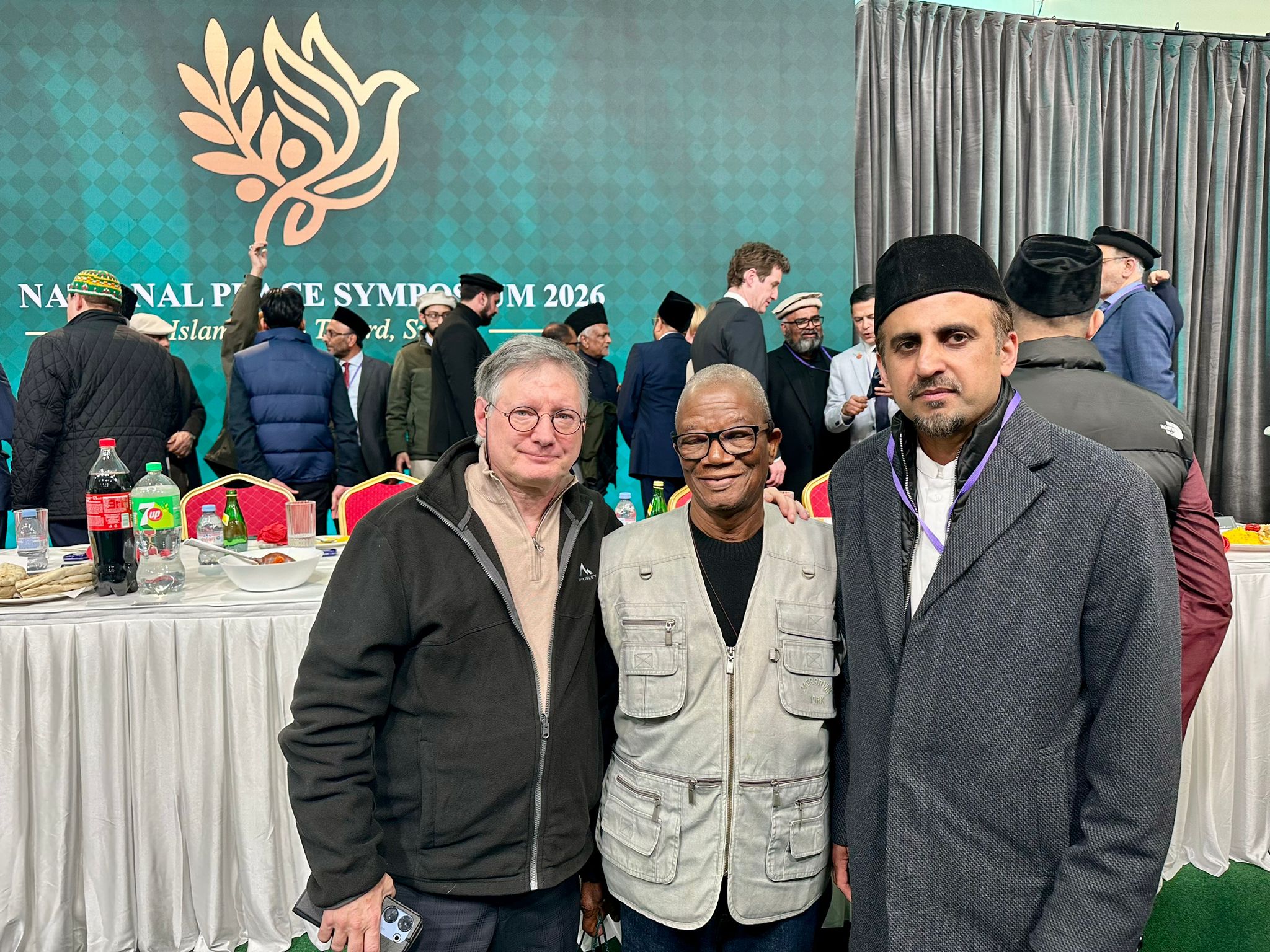 Grégoire Ahongbonon receives the Ahmadiyya International Peace Prize in London